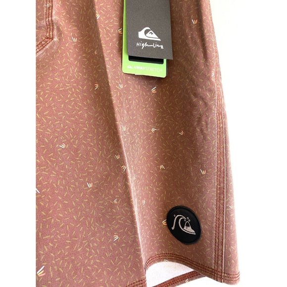 Quicksilver NWT $60 Highline Threads & Fin Henna  Boardshorts Men Swim S… - Picture 6 of 10